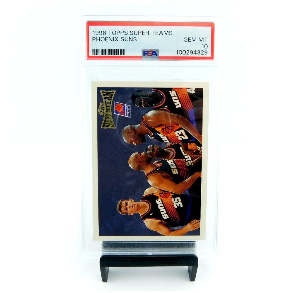 Pop 1 Gem Mint 1995 TOPPS Super Teams Phoenix Suns PSA 10